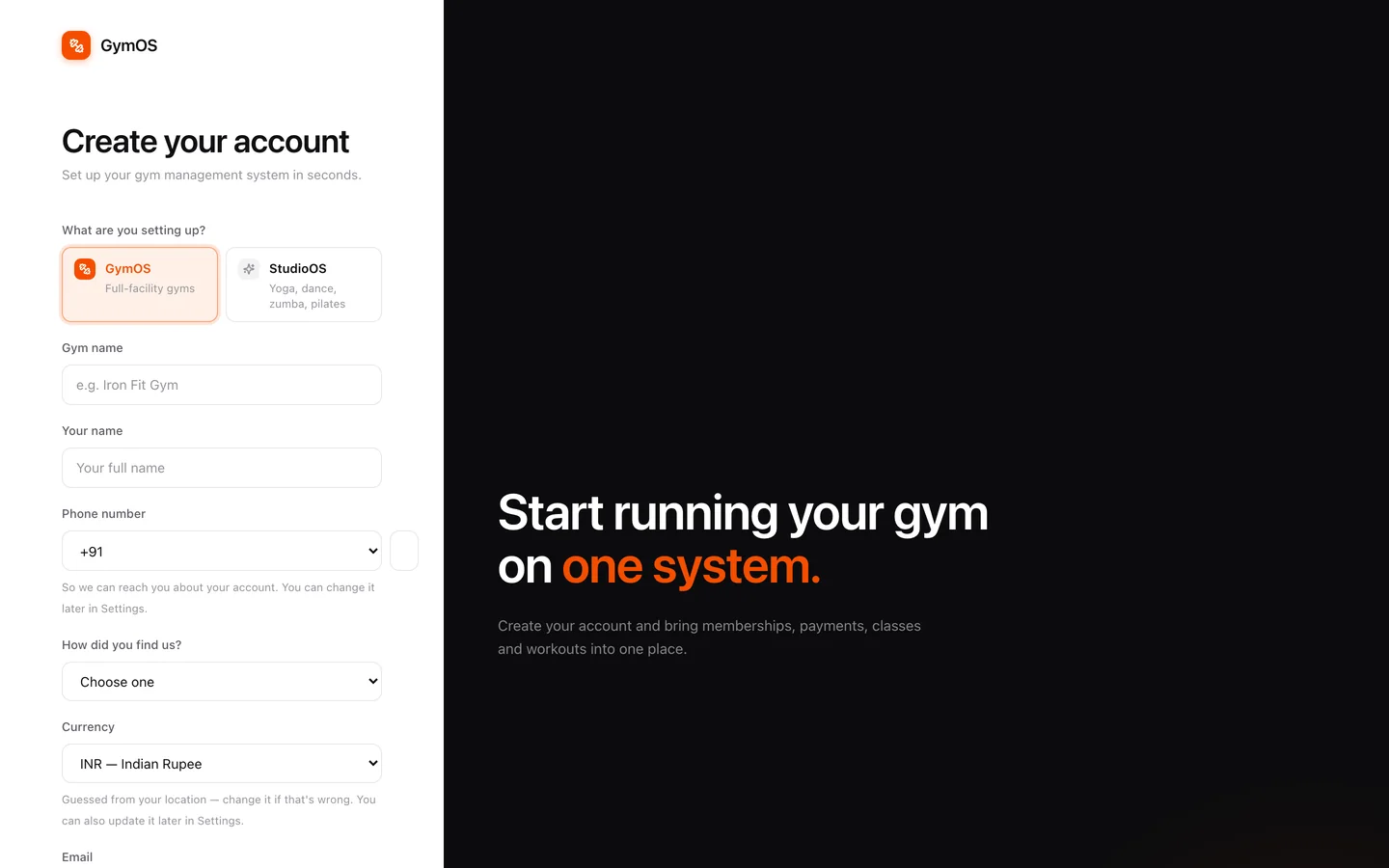 The product picker at app.svich.in/register